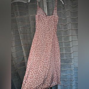 Pink floral dress from shein